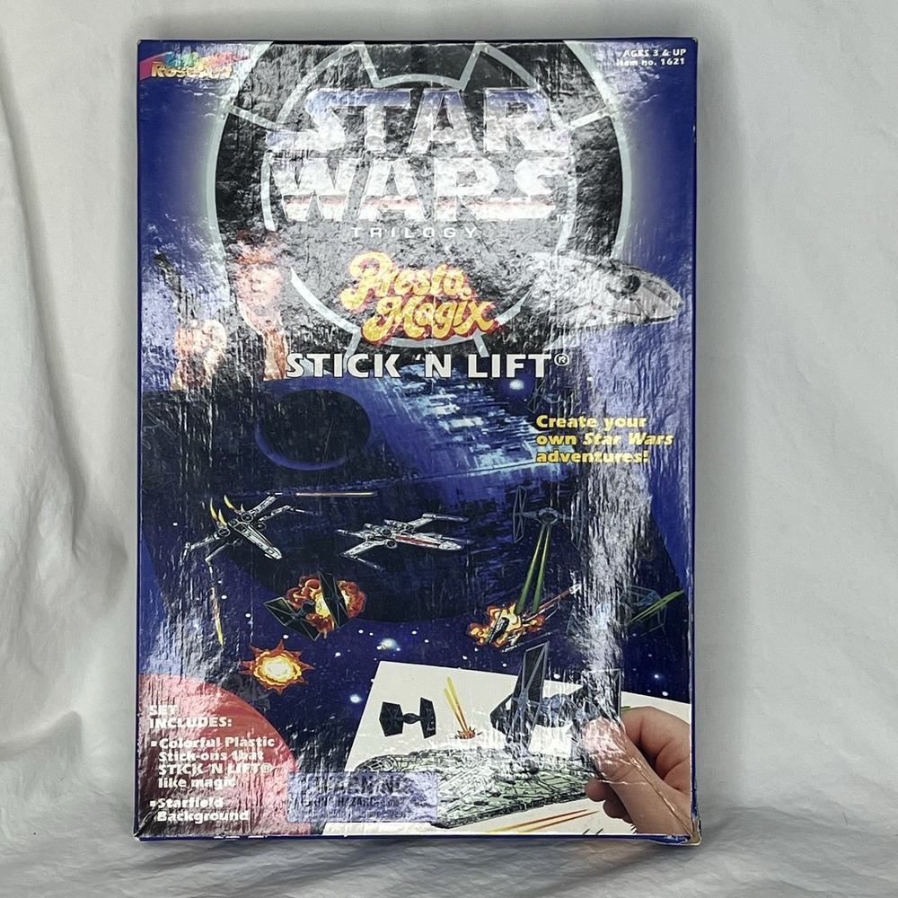 1997 Star Wars Presto Magix Stick N Lift Coloring Set NEW SEALED Vintage Toy‎